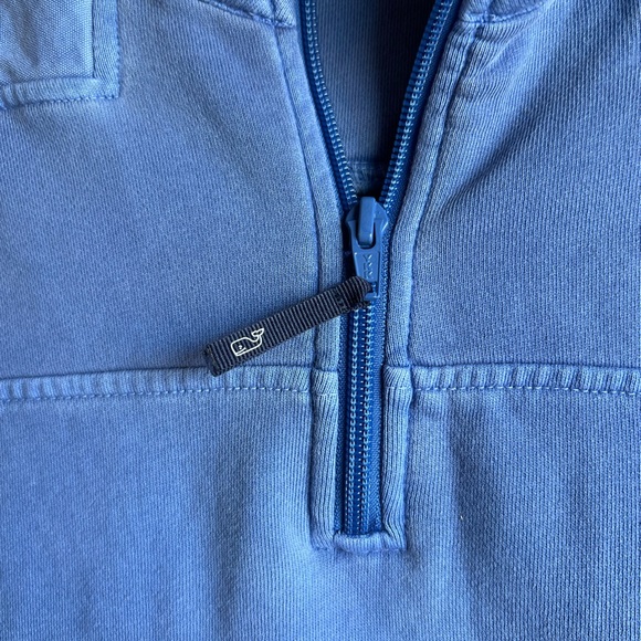 Vineyard Vines Quarter Zip Pullover periwinkle, sz Small - Picture 2 of 12